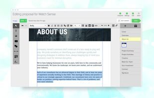 Proposify screenshot